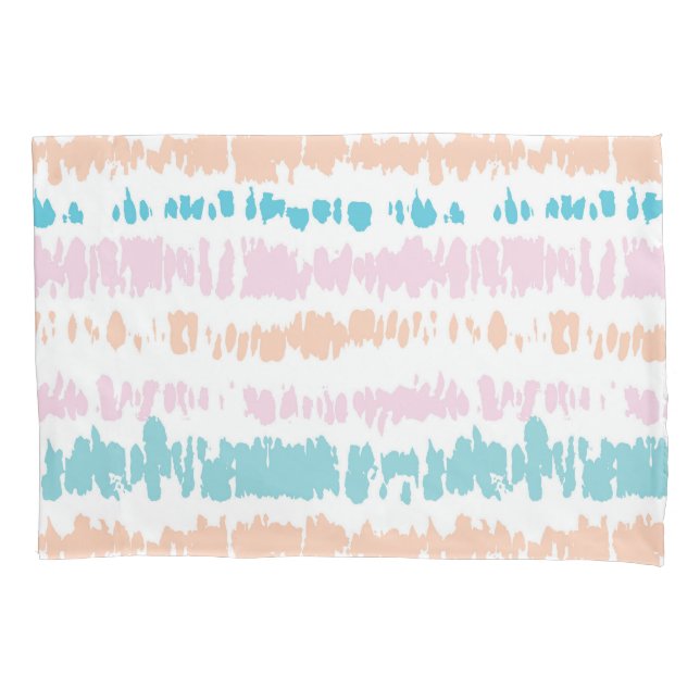 Housse D'oreillers Motif Pastel Batik (devant-gauche)