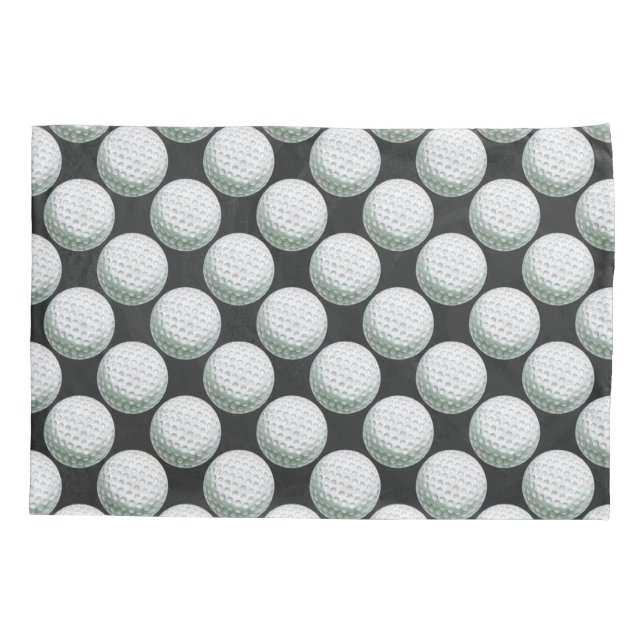 Housse D'oreillers Motif peint de boule de golf (Dos)