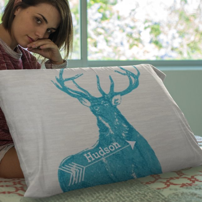Housse D'oreillers Motif personnalisé Boy's Room Deer Arrow (Créateur téléchargé)