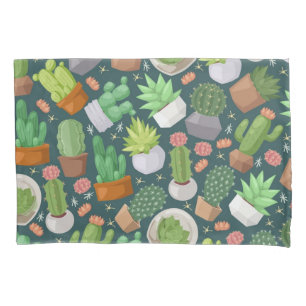 Housse D'oreillers motif plante