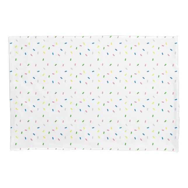 Housse D'oreillers Motif  Rainbow Sprinkl Coque Coussin (devant)