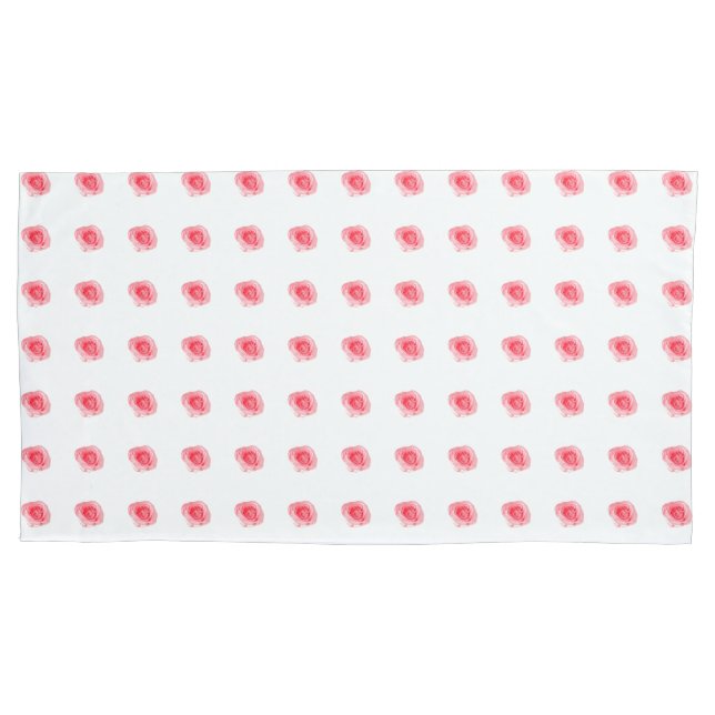 Housse D'oreillers Motif rose (devant-gauche)