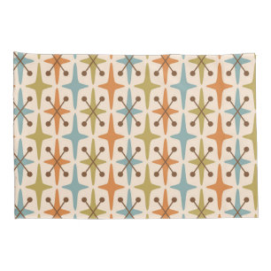 Housse D'oreillers Motif Starburst moderne du milieu du siècle