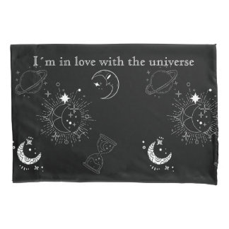 Housse D'oreillers Motif univers noir moderne pour lui