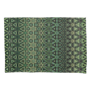 Housse D'oreillers Motif vert kitsch de Bohême