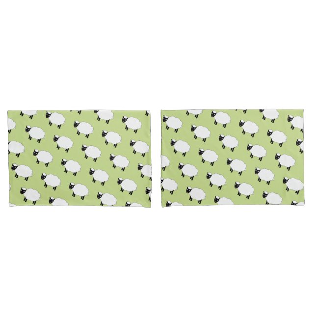 Housse D'oreillers Mouton pois (devant-Set)