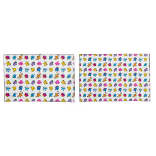 Housse D'oreillers Mr Men & Little Miss Motif néon dansant