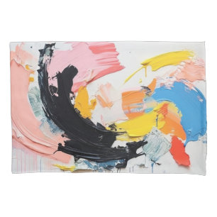 Housse D'oreillers multicolores abstraits