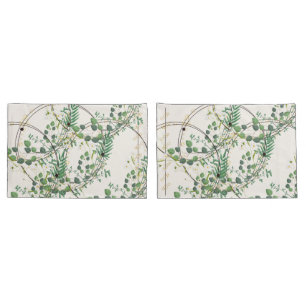 Housse D'oreillers Murugi Luxe Lits Golden Grove Pair