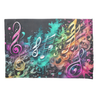 Housse D'oreillers musique graffiti