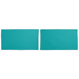 Housse D'oreillers Mydeas | Couleur solide cristal sous-marine