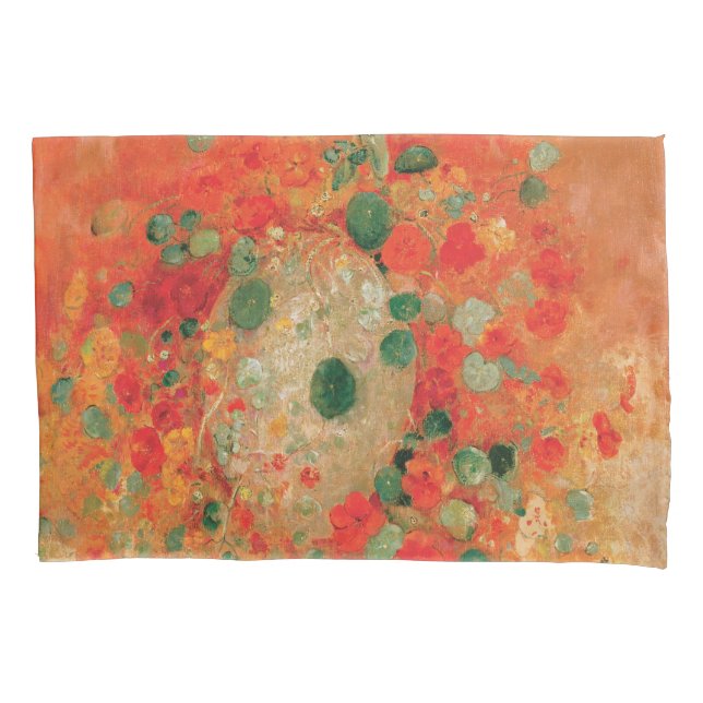 Housse D'oreillers Nasturces par Odilon Redon (devant)