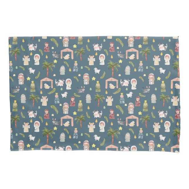 Housse D'oreillers Nativité Noël Coussin de la Marine Coque (devant)