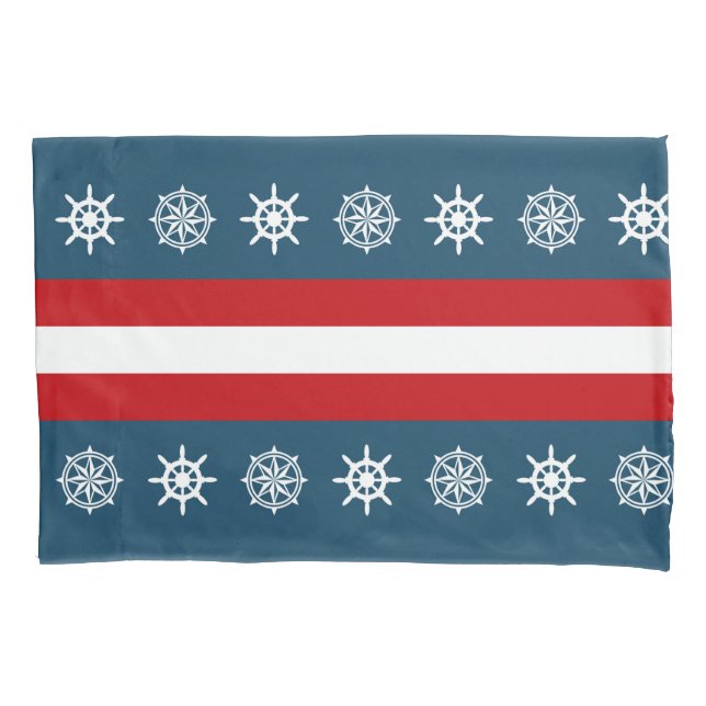 Housse D'oreillers Nautical themed design (devant)