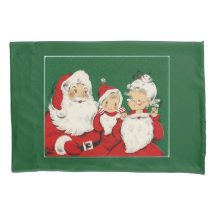 Noël de la famille vintage Père Noël