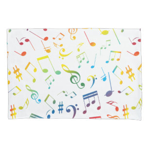 Housse D'oreillers Notes musicales 4