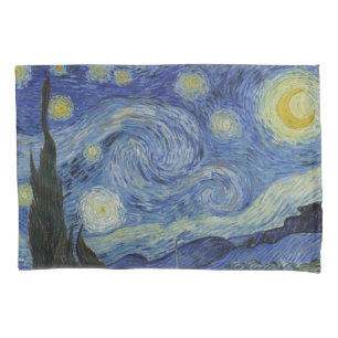Housse D'oreillers Nuit étoilée, peinture à l'huile, Vincent Van Gogh