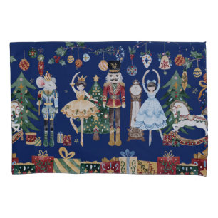 Housse D'oreillers Nutcracker Ballet Vintage Joyeux Noël