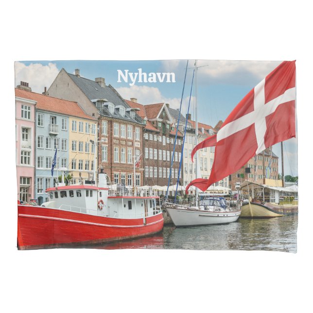 Housse D'oreillers Nyhavn Copenhagen Danemark (devant)