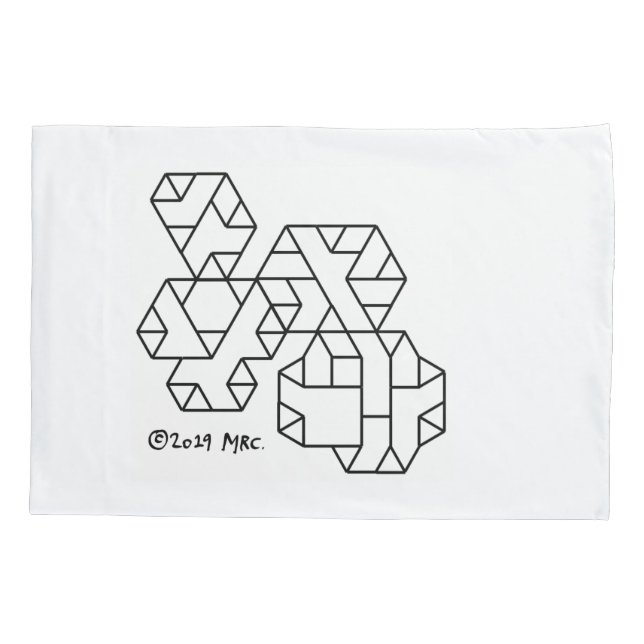 Housse D'oreillers oreiller geek (Dos)