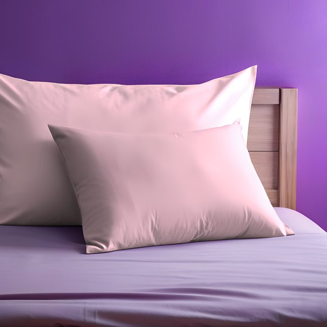 Housse D'oreillers Oreiller rose Dusty (Dusty Pink  Solid Monochrome   Pillowcase)