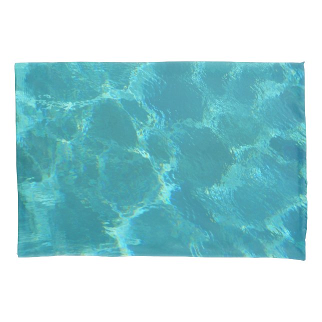 Housse D'oreillers Oreillers bleu turquoise (devant)