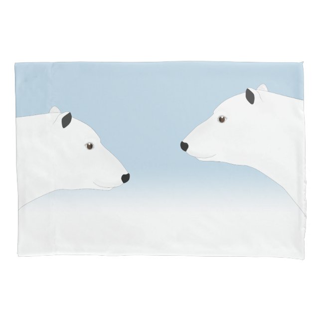 Housse D'oreillers Ours polaires Pillowcase (devant)