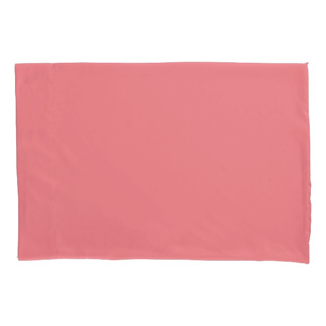 Housse D'oreillers Paire Coque rose standard taille Coussin (devant-gauche)