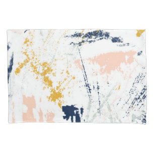Housse D'oreillers Palette rose or bleu