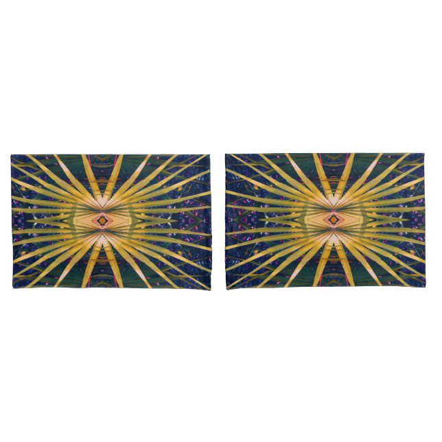 Housse D'oreillers Palmetto Sunburst (devant-Set)