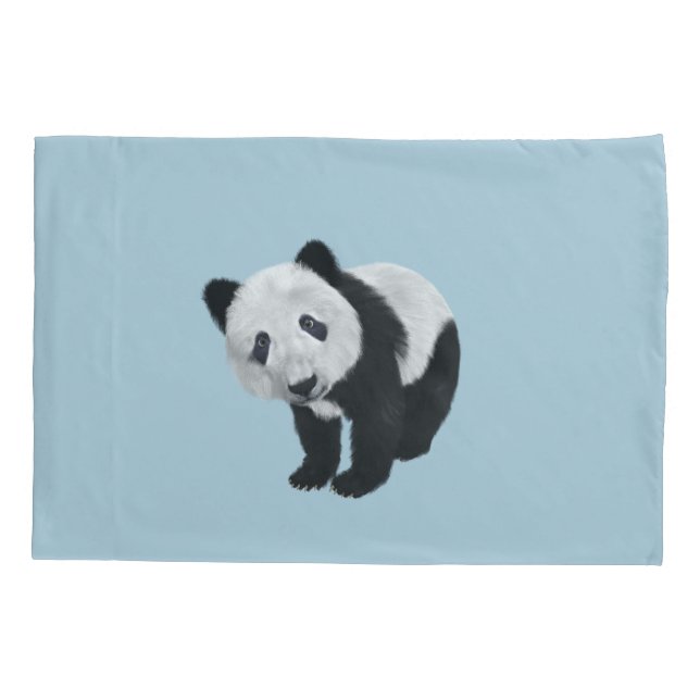 HOUSSE D'OREILLERS PANDA BEAR PILLOWCASE (Dos)