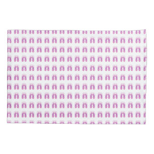 Housse D'oreillers Pantoufles de ballet rose