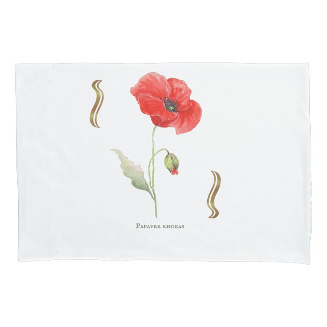 Housse D'oreillers Papaver rhoeas  (devant)