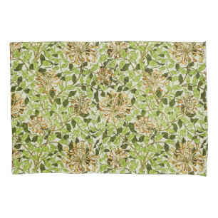 Housse D'oreillers Papier peint floral Chèvrefeuille miel de William