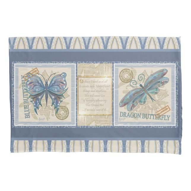 Housse D'oreillers Papillon du bureau de création G (devant)