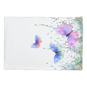 Housse D'oreillers Papillons colorés Flying Coussin Coque