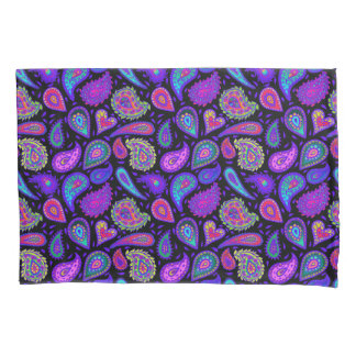 Housse D'oreillers Parfaitement Violet Paisley Plutôt