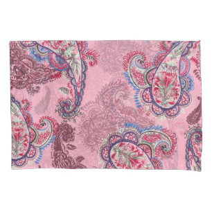 Housse D'oreillers Pastel paisley, patchwork ethnique traditionnel