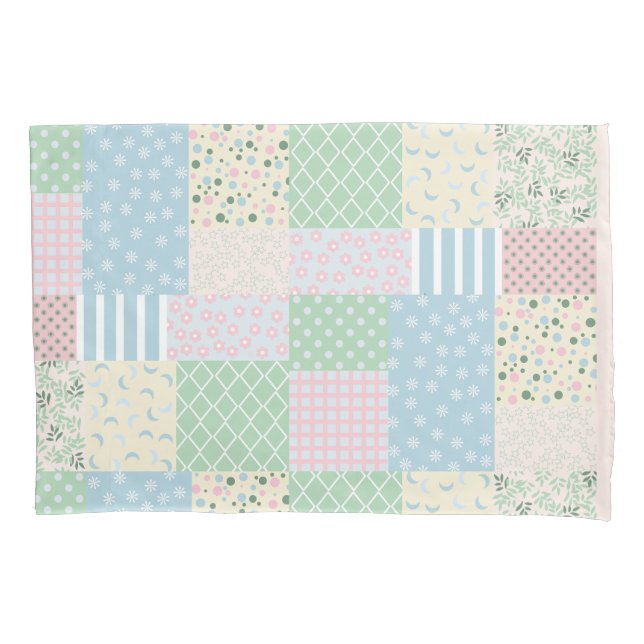 Housse D'oreillers Patchwork (devant)
