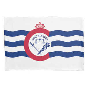 Housse D'oreillers Patriotique simple Pillowcase avec drapeau Cincinn