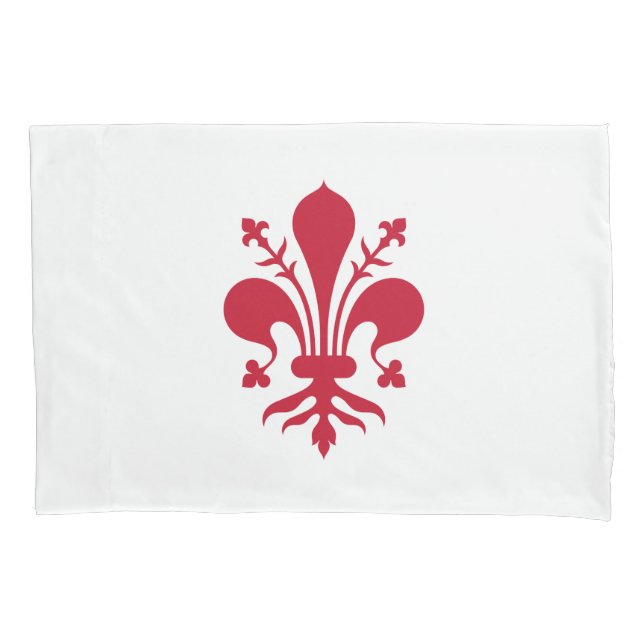 Housse D'oreillers Patriotique simple Pillowcase avec drapeau de Flor (devant)