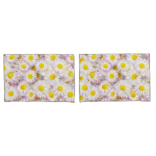 Housse D'oreillers Patters Pink Purple Daisy Flower