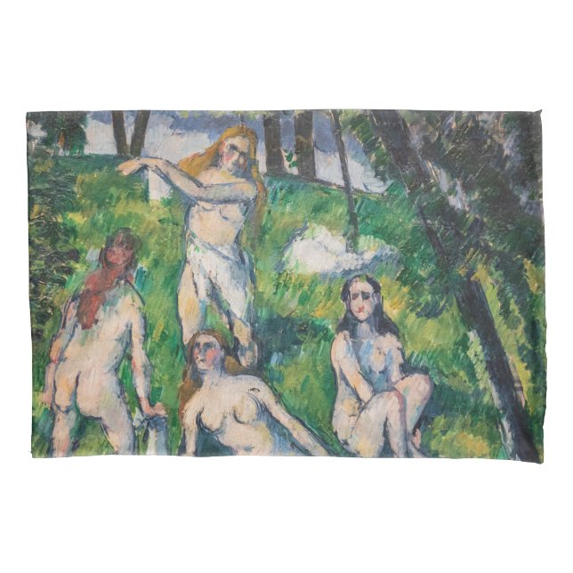 Housse D'oreillers Paul Cezanne - Quatre Bathers (devant)
