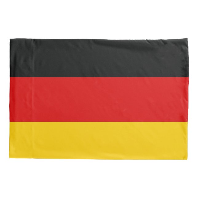 Housse D'oreillers Pavillon Patriotique Simple Pillowcase Allemagne (Dos)