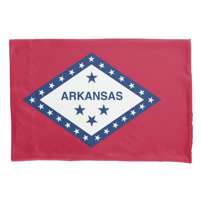 Housse D'oreillers Pavillon Patriotique Single Pillowcase de l'Arkans (devant)