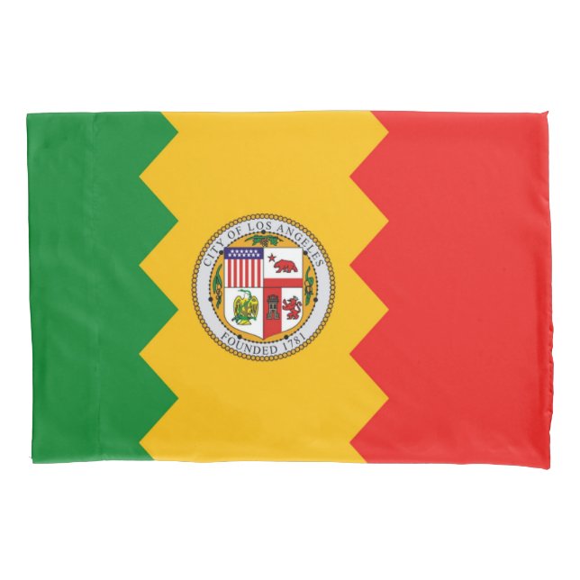 Housse D'oreillers Pavillon Patriotique Single Pillowcase de Los Ange (devant)