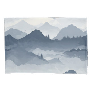 Housse D'oreillers Paysage de montagne majestueux