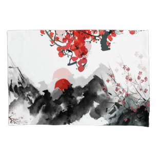 Housse D'oreillers Paysage japonais Pilote