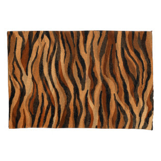 Housse D'oreillers Peau de tigre : motif sans couture dessiné à la ma