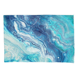 Housse D'oreillers Peinture acrylique, tons abstraits